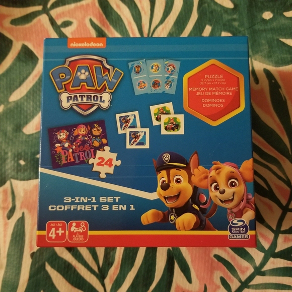 Set of 4 Paw Patrol Activity Games & Book Bundle - Picture 5 of 10
